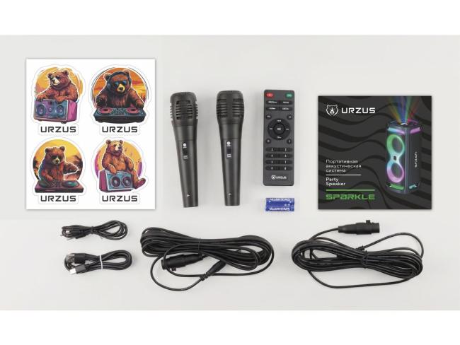 Портативная колонка URZUS UR-541119 фото-4 Портативная колонка URZUS UR-541119 фото-4