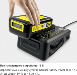 Стартер Комплект Battery Power Karcher 18/25 2.445-062.0 - фото2