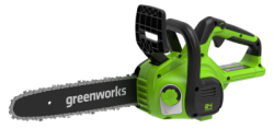 Цепная пила аккумуляторная Greenworks 24V G24CS25K2 (1хАКБ 2Ач и ЗУ) - фото