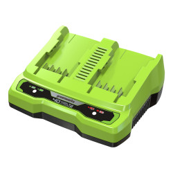 Зарядное устройство Greenworks 40V G40UC8 для 2-х аккумуляторов (Арт.2938807) - фото