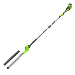 Кусторез аккумуляторный Greenworks 40V G40PH511 (без АКБ и ЗУ) 51см штанговый 2302007 - фото