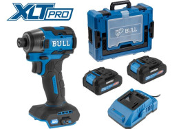 Аккум. ударный гайковерт/винтоверт BULL CID 2218 Xcase, XLTpro, SET, БЕСЩЕТ. - фото