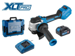 Аккум. углошлифмашина BULL CSG 1812-1 SR Xcase XLTpro 1 АКБx4 Ач БЕСЩЕТ, Безредукторный тип - фото