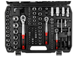 Набор головок и бит 172пр. 1/4",3/8",1/2" PRO STARTUL STUTTGART (PRO-172S) (6 граней) - фото2