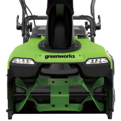 Снегоуборщик аккумуляторный Greenworks 40V GD40STX2 (1хАКБ 4Ач и ЗУ) 51см 2603407UB - фото2, картинка2 Снегоуборщик аккумуляторный Greenworks 40V GD40STX2 (1хАКБ 4Ач и ЗУ) 51см 2603407UB - фото2