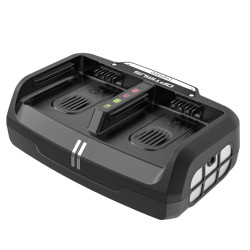 Ультра быстрое двух портовое зарядное устройство Greenworks 82V CHD1300 (2960507) - фото