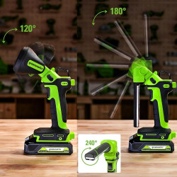 LED-фонарь 2-в-1 аккумуляторный Greenworks G24UL (без АКБ и ЗУ) 3503707 - фото2