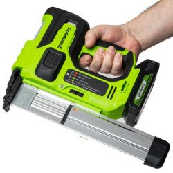 Нейлер аккумуляторный Greenworks 24V GD24BN (без АКБ и ЗУ) 3400707 - фото2