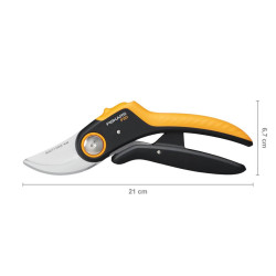 Секатор плоскостной FISKARS Plus PowerLever P721 1057170 - фото2