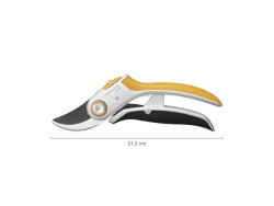 Секатор плоскостной металлический FISKARS Plus PowerLever P751 1057172 - фото2