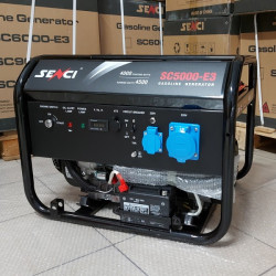 Бензогенератор Senci SC5000-E3 - фото2